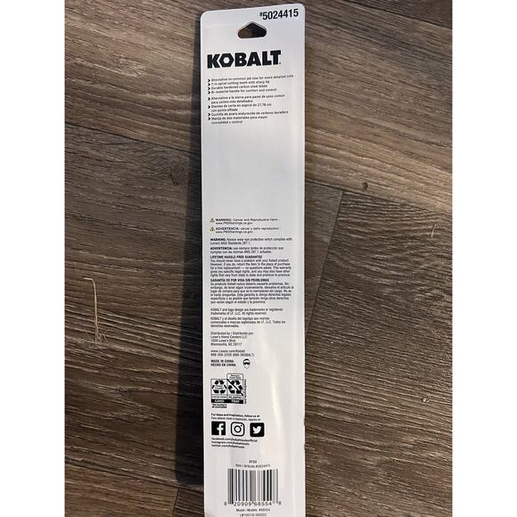 Kobalt 7 In Spiral Jab Saw 5024415 With Bi-Material Handle & Carbon Steel Blade - Picture 2 of 7